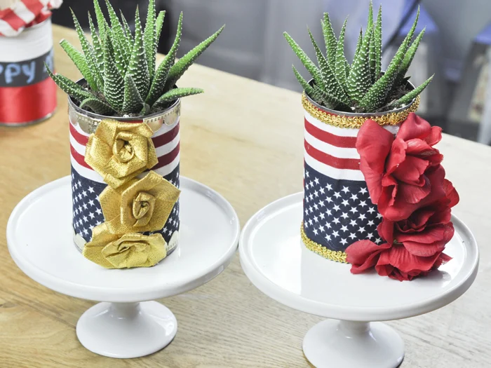 1.5. Tin Can Planters - unique planters for succulents