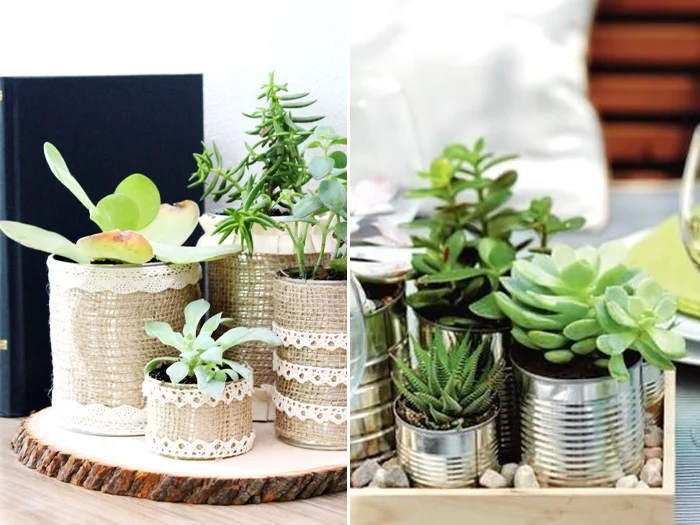 1.5. Tin Can Planters