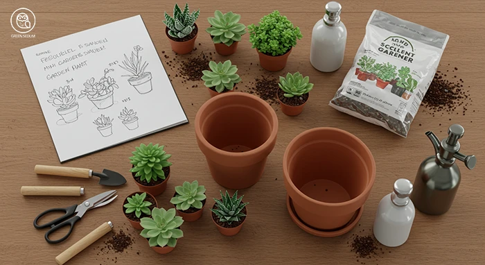 1. Step-by-Step Guide to Creating a Mini Succulent Garden Plan Your Design