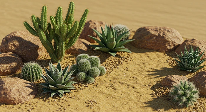 2.3. Miniature Desert Oasis